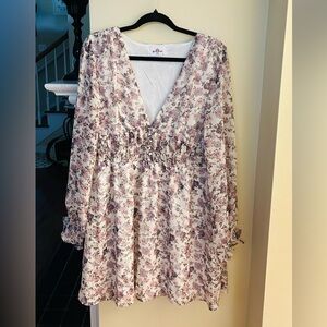 Floral afternoon tea dress; large